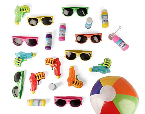 Mega Pool Beach Party Favors Pack of 48 Summer Kids Sunglasses Balls Water Guns