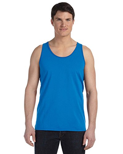 Bella Canvas Jersey Tank (3480) Neon Blue XS