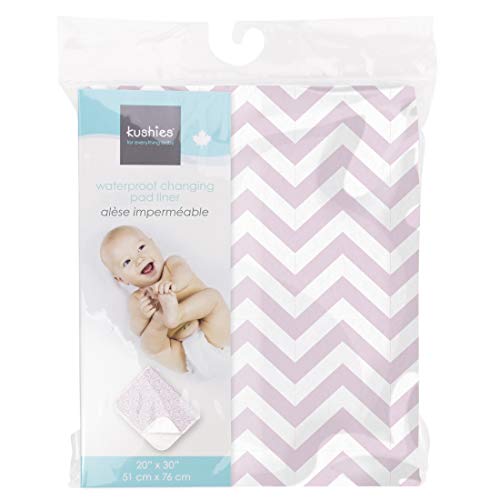 Kushies Baby Deluxe Change Pad Terry Pink