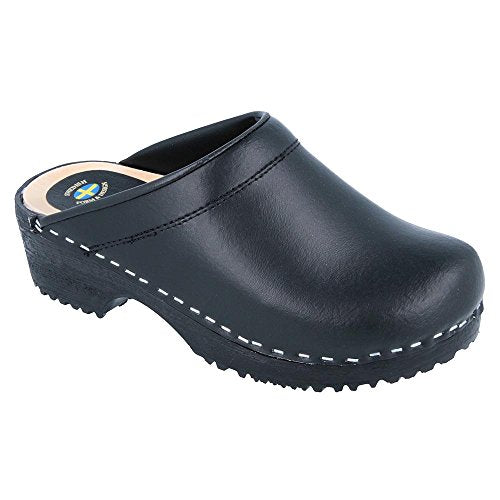 Vollsja Women Clogs Slippers Black Wooden Shoes 6 Pair Of Shoes