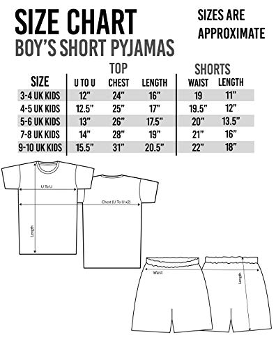 Marvel Spiderman Pyjamas Boys Kids Blue Short Cotton Pjs Nightwear 7-8 Years