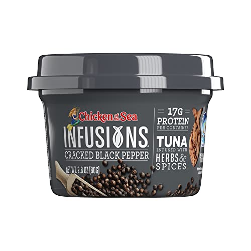 Chicken of the Sea Infusions Tuna Black Pepper 2.8-ounce Cups Pack of 6