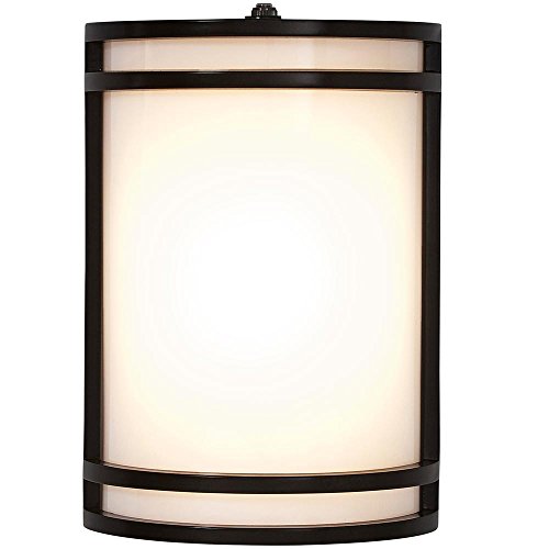 Hamilton Hills 10 Inch Modern Outdoor Wall Sconce Line Exterior Light Black