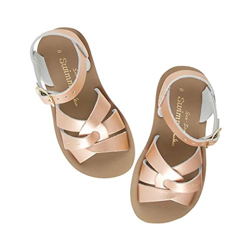 Salt Water Sandals by HOY Shoe Baby Girl's Rose Gold 3 Medium US