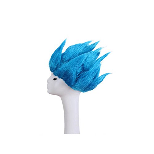Boming Men Fashion Blue Cosplay Wigs for Halloween