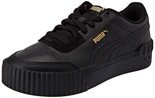 Puma Womens Low Top Trainers Sneaker Black Black 8.5 Pair of Shoes