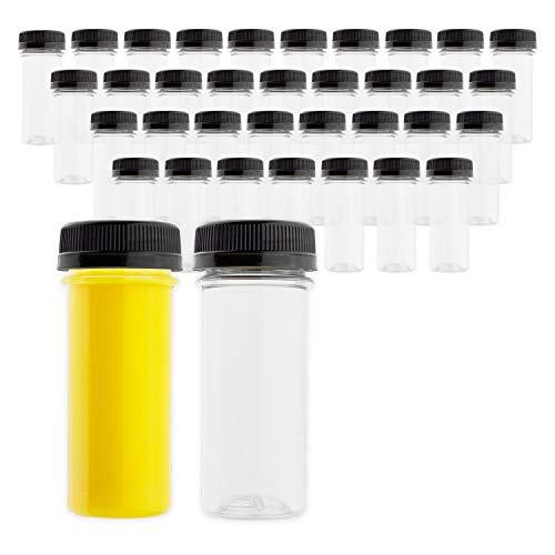 2 Oz Small Plastic Juice Bottles 35 Mini Clear Bottles Smoothies