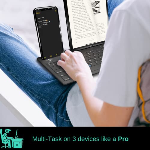 Wireless Multi Device Bluetooth Keyboard by Vortec