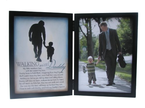 The Grandparent Gift Co. Silhouettes Frame Walking with Daddy