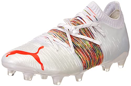 Puma Mens Future Z 1.1 Mxsg Football Shoe White Red Blast 9 US Pair of Shoes