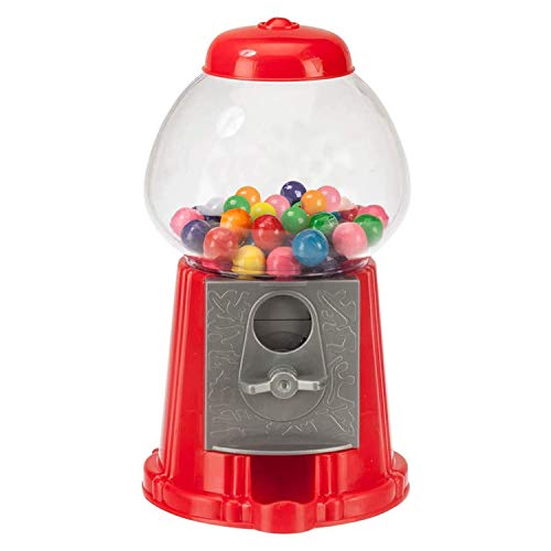 Kicko 8.5 Inch Gumball Machine - Classic Candy Dispenser - Perfect for Birthdays, Kiddie Parties, Novelties, Kitchen Buffet, Party Favor and Supplies