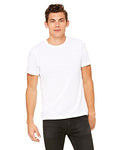 Bella Canvas Unisex Poly-Cotton Short-Sleeve T-Shirt M White