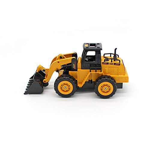 Top Race 5 Channel Rc Construction Truck Fully Functional Kids Size Front Loader