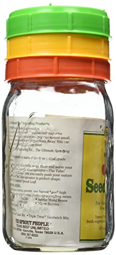 The Jar Seed Sprouter 1 Qt Growin Cap