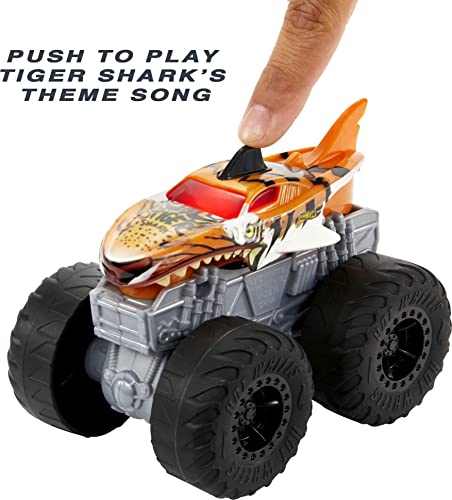 Hot Wheels Monster Trucks Roarin Wreckers Toy for Kids 3 Years Old & Older