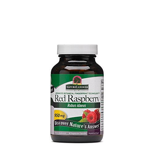 Nature's Answer Red Raspberry Leaf | Dietary Supplement | Promotes Digestive Health | Non-GMO, Vegan & Kosher Certified | Vegetarian Capsules 90ct