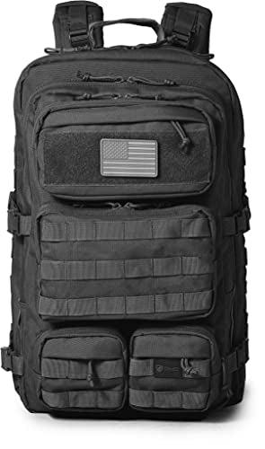 Falko Tactical Backpack 2.4x Stronger Work & Military Backpack Backpack 50L