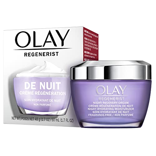 Olay Regenerist Night Recovery Cream Face Moisturizer Fragrance Free 1.7 Oz