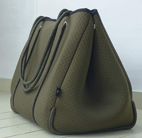 Pole Tribe Large Neoprene Tote Bag Versatile and Lightweight Neoprene Bag