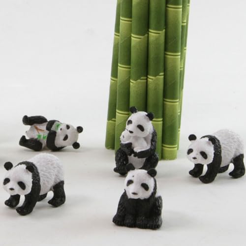 Safari Ltd. Panda TOOB - Set of 9 Hand-Painted Mini Figurines - Educational Toy Figures for Boys, Girls & Kids Ages 3+