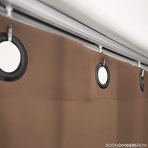 Room/Dividers/Now Premium Room Divider Curtain, 7ft Tall x 4ft Wide (Mocha)