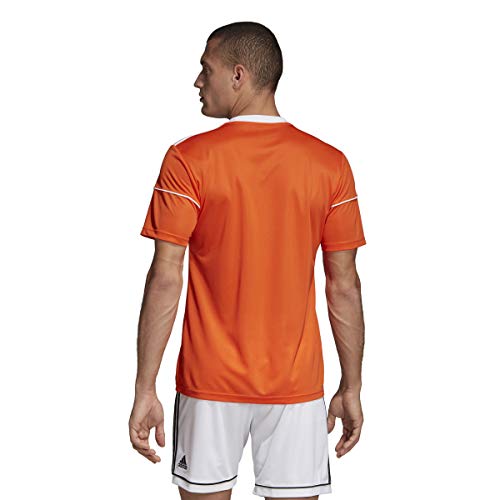 adidas Mens Squadra 17 Soccer Jersey Training Top Football Small Orange White