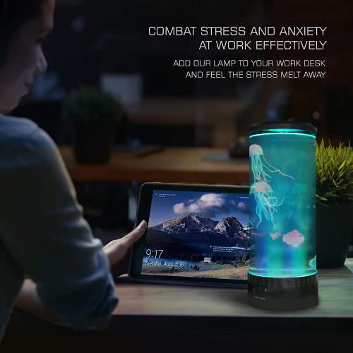 Flybold Jellyfish Lamp Led With 20 Color Clownfish Night Light Mood Decor Large