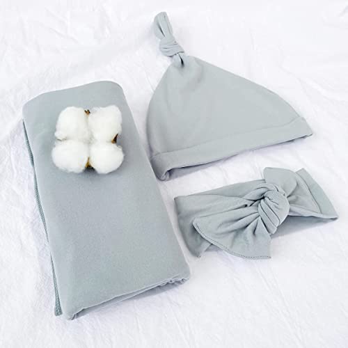 Newborn Swaddle Set - Wrap Your Precious Baby in This Cotton Newborn Swaddle and Hat Set