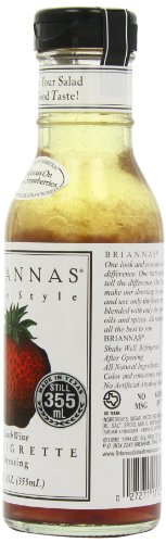 Brianna's Blush Wine Vinaigrette 12 Ounce Bottles Pack of 6