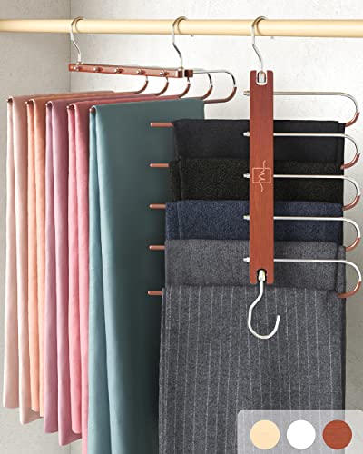 MORALVE Pants Hangers Space Saving - Hangers for Clothes