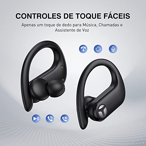Tranya X5 Wireless Earbuds 32h Playtime Usb C Fast Charging Touch Control Bluetooth 5.3