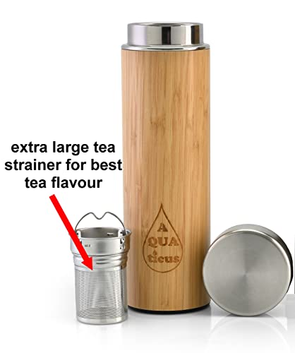 Tea Infuser Mug Bottle Tea Cup with Infuser 17oz/500ml