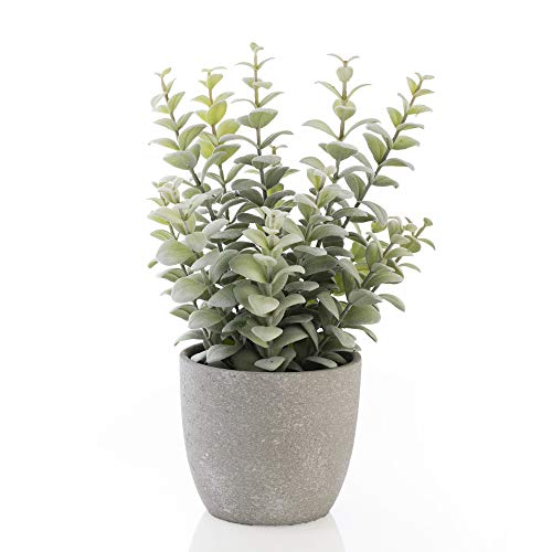Artificial Plant for Home Decor Indoor, Potted Artificial Plant 11.5", Realistic Faux Plant Artificial Succulents, Fake Succulent Decor and Artificial Plants in Pots for Home Decor Indoor