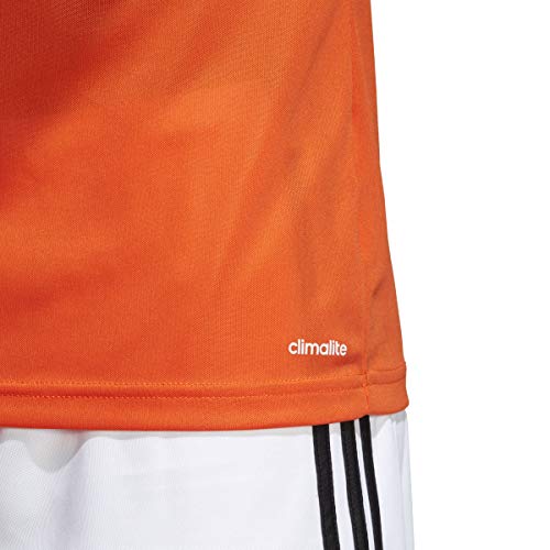 adidas Mens Squadra 17 Soccer Jersey Training Top Football Small Orange White