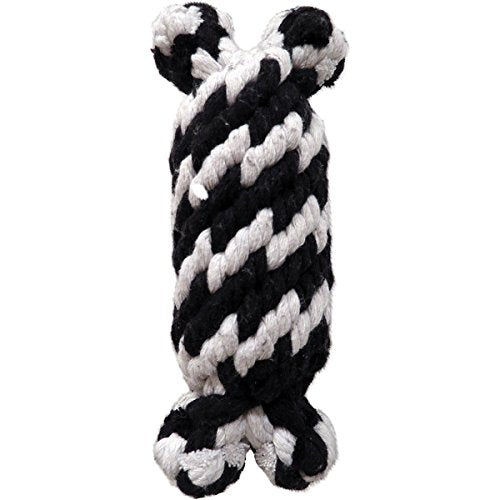 Scoochie Pet Products Super Scooch Braided Rope Man with Squeaker Dog Toy Small 6.5-Inch