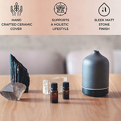 Ajna Ceramic Diffusers for Essential Oils Elegant Stone Aromatherapy Diffuser