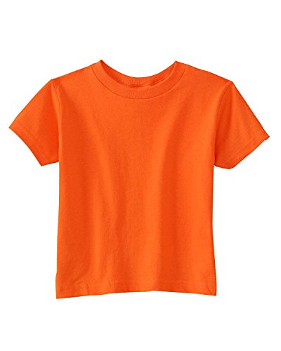 RABBIT SKINS 5.5 oz Jersey Short Sleeve T-Shirt (RS3301) Orange 2T