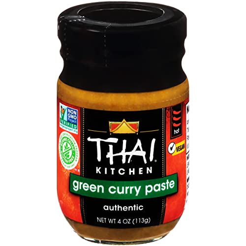 Thai Kitchen Gluten Free Green Curry Paste 4 Ounce Pack of 6