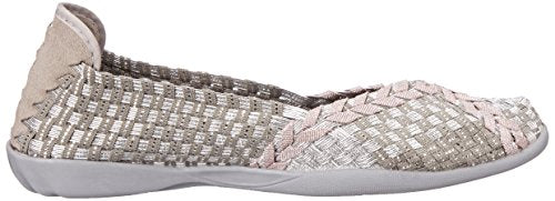 Bernie Mev Women's Braided Catwalk Silver Grey 38 M Eu 7.5 B M Us Pair of Shoes