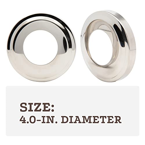 Stainless Steel Escutcheons for Pool Handrail Pack of 2