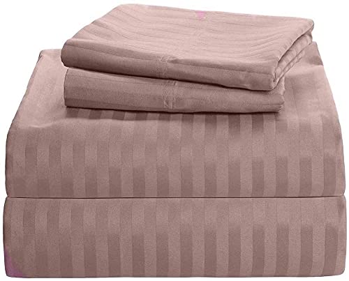 400 Thread Count Egyptian Quality Cotton 4 Pcs Bed Sheet Set Machine Washable