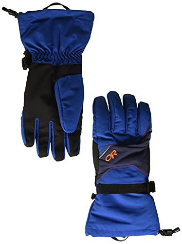 Outdoor Research Men's Adrenaline Gloves, Cobalt/Naval Blue/Burnt Orange, M
