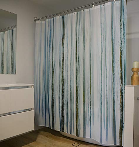 Juici Home Trees in Forest Shower Curtain Includes 72x72 Inches