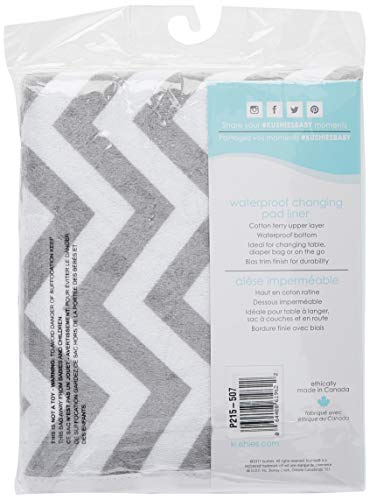 Kushies Baby Deluxe Change Pad Terry Grey