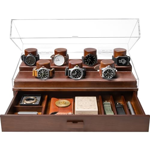 Elevate Your Watch the Collector Pro Premium Watch Display Case for 7 Watches