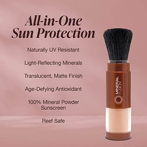 Mineral Fusion Brush on Sun Defense Spf 30 Uva and Uvb Protection 0.14 Ounce