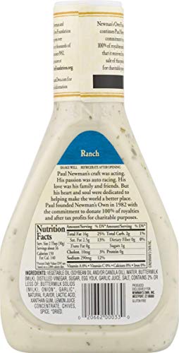 Newman's Own Ranch Salad Dressing, 16-oz.