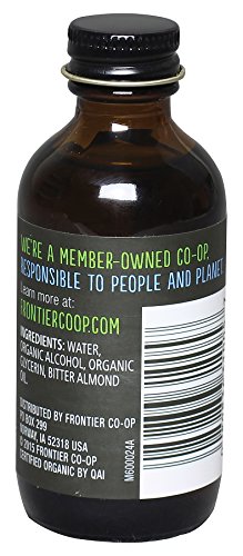 Frontier Almond Extract Certified Organic 2 Ounce Bottle