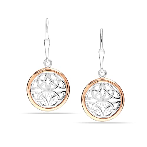 Lecalla 925 Sterling Silver Jewelry Dangle Earrings for Women