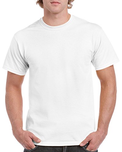 Heavy Cotton 100% Cotton Tshirt (G500) White 3XL